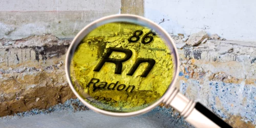 Radon element and an old wall greenville sc
